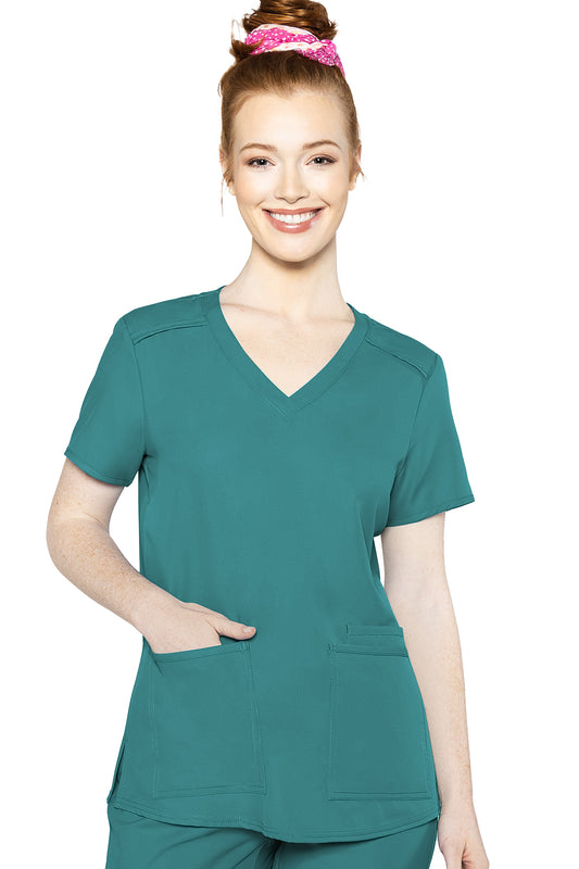 MedCouture 3 Pocket Top