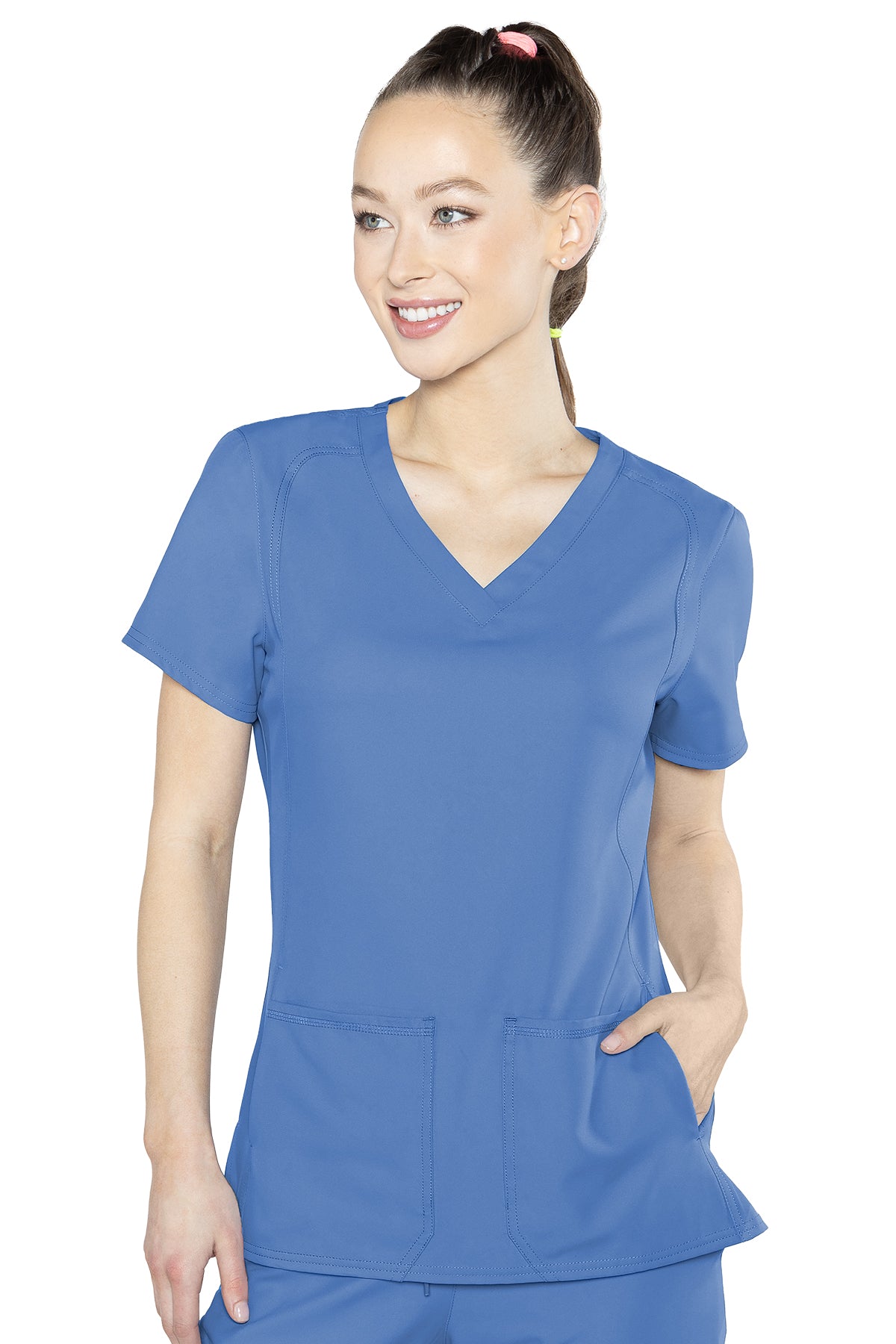 MedCouture Insight Side Pocket Top