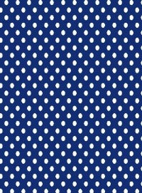 Blue Polka Dots Wide Calf