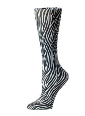 Zebra Stripes Wide Calf